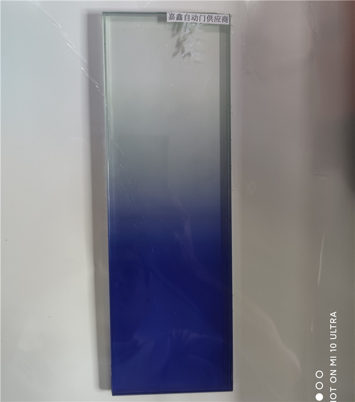 藍色漸變玻璃 磨砂漸變玻璃